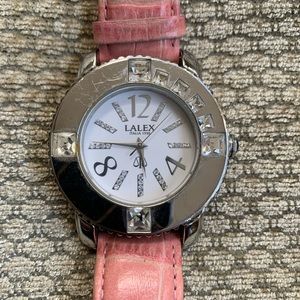 Lalex Italian made women’s watch leather strap